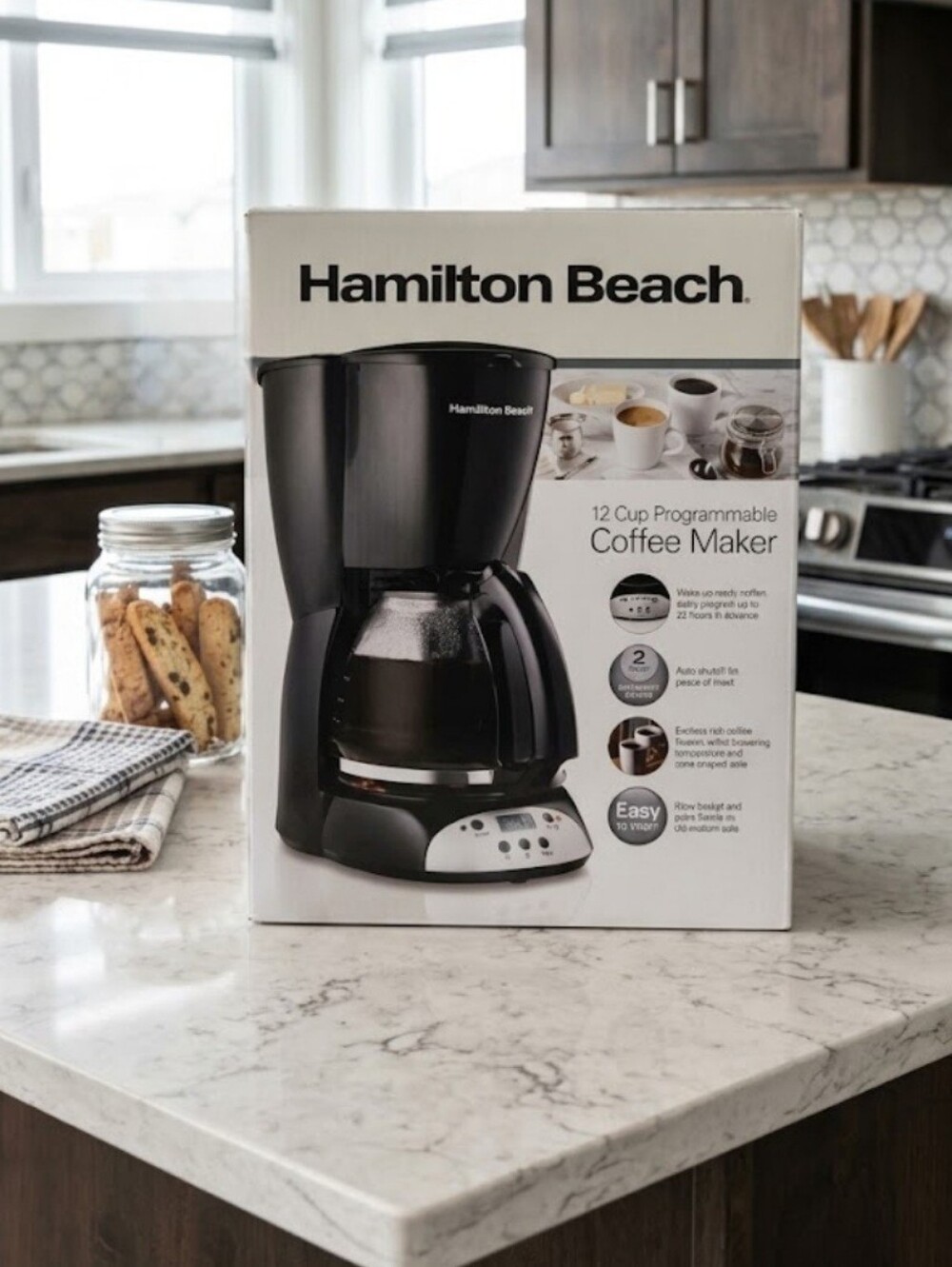 12-Cup Programmable Coffee Maker